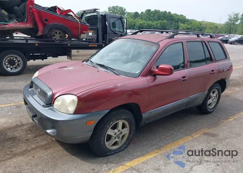 2004 Hyundai Santa Fe z USA, uszkodzony, nr VIN KM8SB12B14U689595